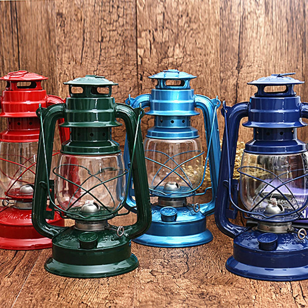 25cm retro kerosene lamp old-fashioned oil lamp outdoor camping tent lamp religious celebration sacrificial event lantern