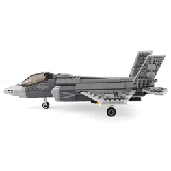 New Xingbao Military Series Construction F35 Lightning II Combat Aircraft Building Blocks MOC Bricks Fighter Model Kits Gifts