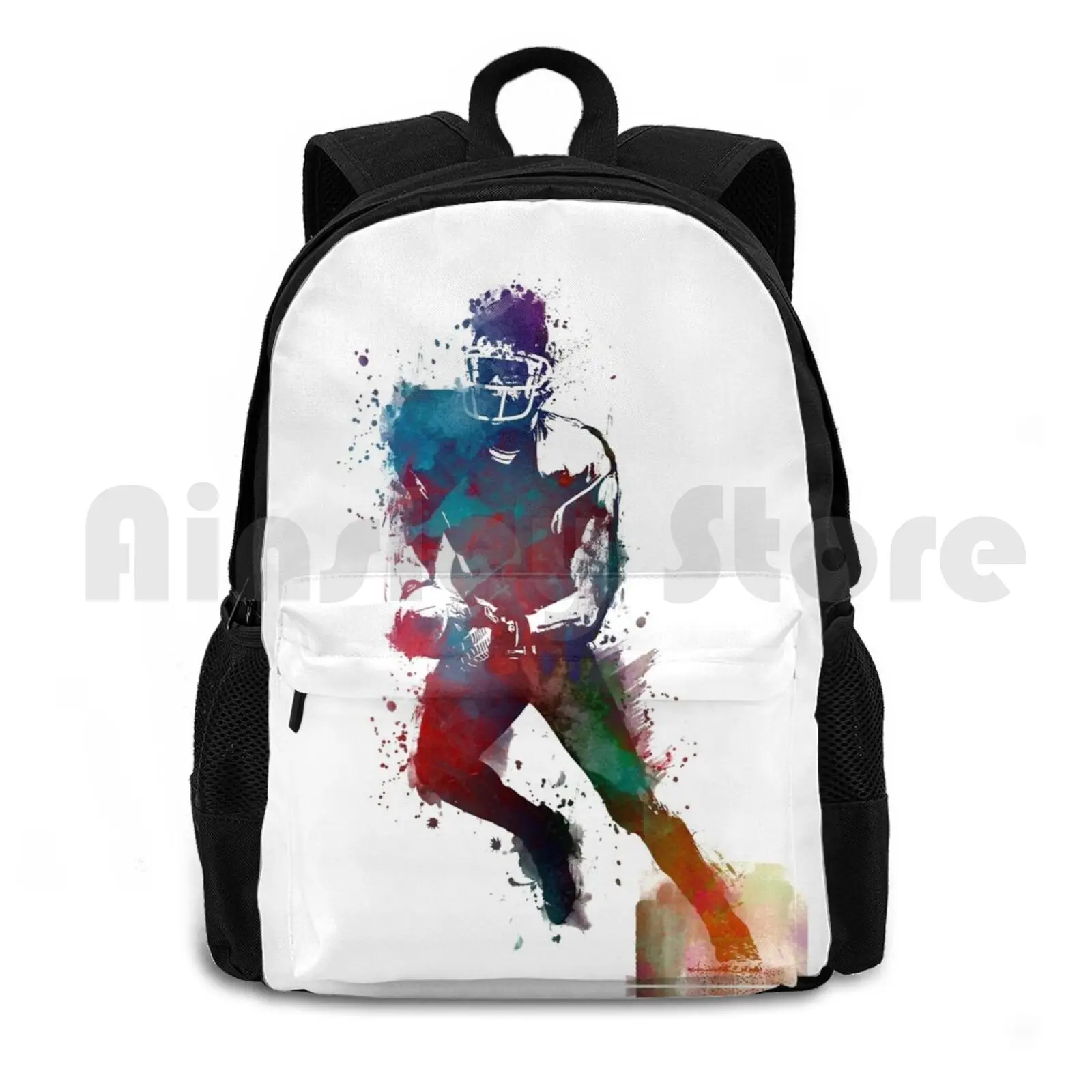 

American Football Player 1 #sport #football Outdoor Hiking Backpack Waterproof Camping Travel American Football Player Football