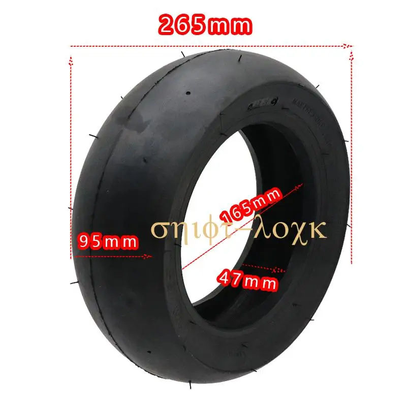 Slick Tyre 90/65-6.5 Tubeless for 2 Stroke Gas Electric Scooter Motorized Bicycle 47cc 49cc mini pocket bike MINI Moto M TR30