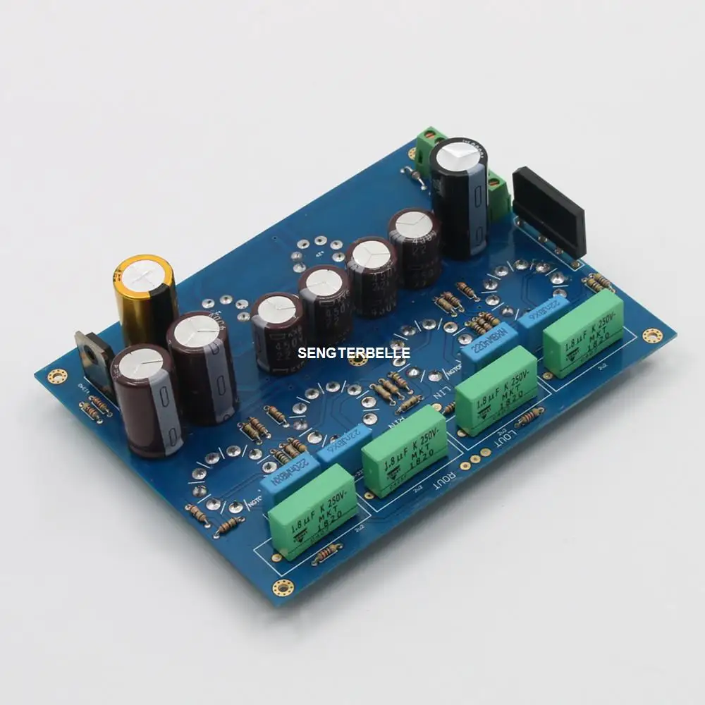 Assembled DIY Hifi 12AU7+12AX7 Tube preamplifier board / stereo Tube preamp board kit