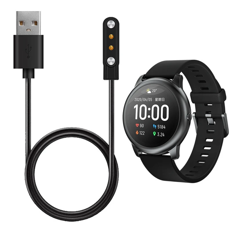 USB Fast Charging Cable For Xiaomi mi Haylou solar LS05 Portable Charging Cable Set For Xiaomi Mi Haylou solarLS05 Watch Charger