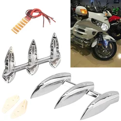 for Gold Wing Fork Tower Accents Motorcycle Chrome Decoration Trim For Honda Goldwing GL1800 2001-2011