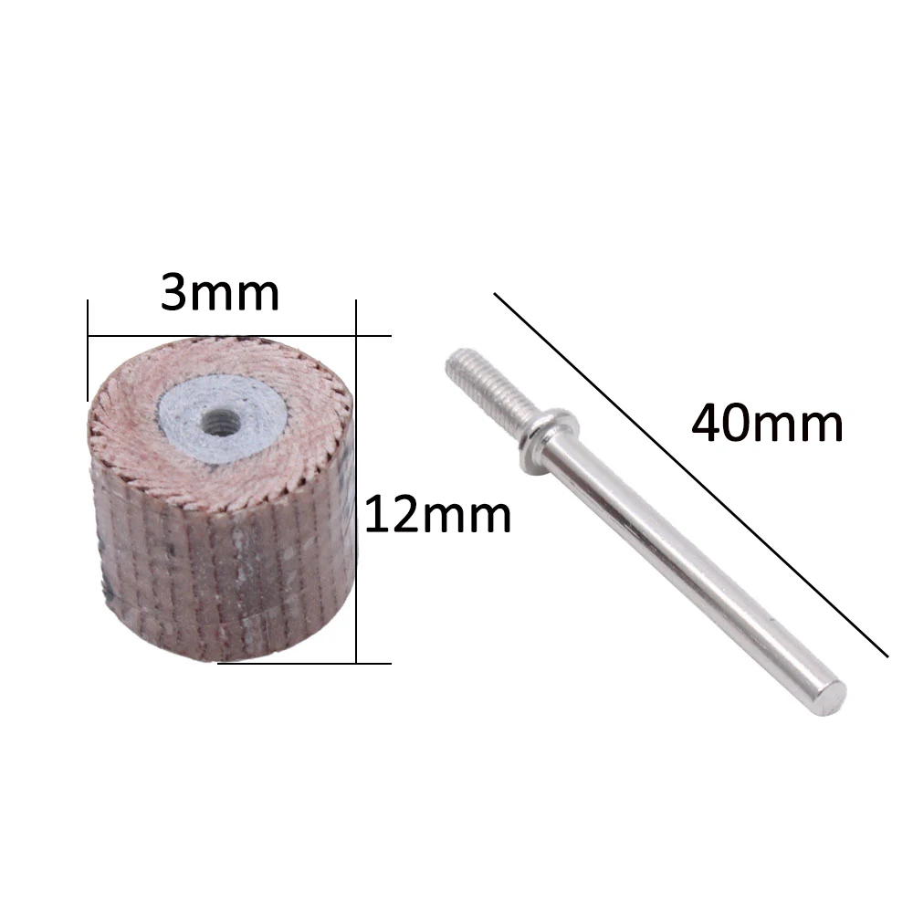 10Pcs 120Grit Sanding Flap Disc Shutter Grinding Polishing Flap Wheels Brush Sand Rotary Tool
