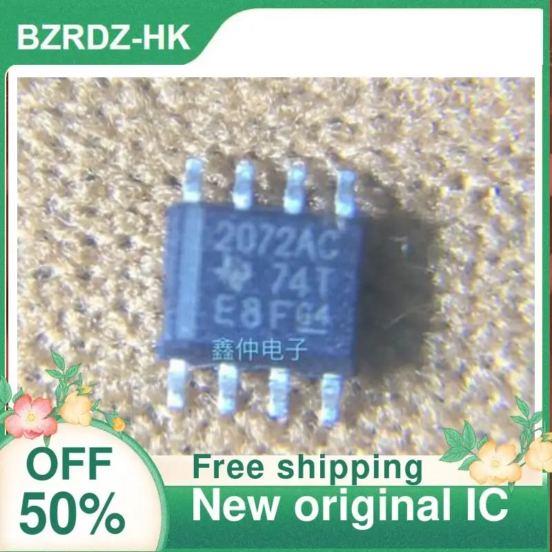 1-20 pces tle2072 tle2072acdr 2072ac sop-8 novo original ic linear regulador fet entrada amplificador chip