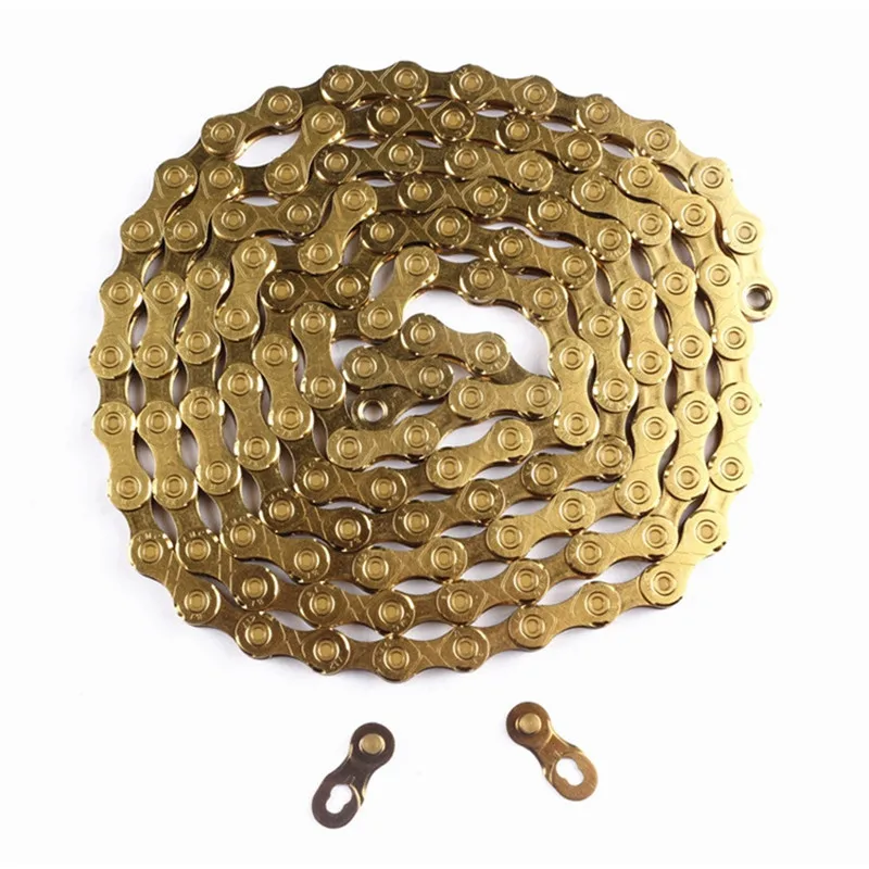 Original KMC X12 X11 X10 Bicycle Chain 11 12 Speed Bike Chain black-gold Road MTB Bike Silver 116L Chains for Shimano/SRAM