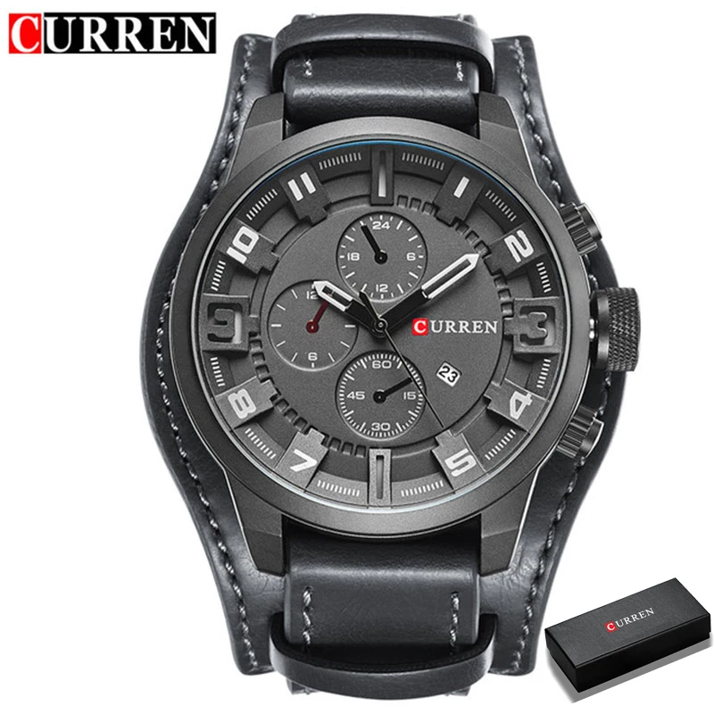 CURREN Herrenuhren Top-marke Luxus Fashion & Casual Business Quarzuhr Datum Wasserdichte Armbanduhr Hodinky Relogio Masculino