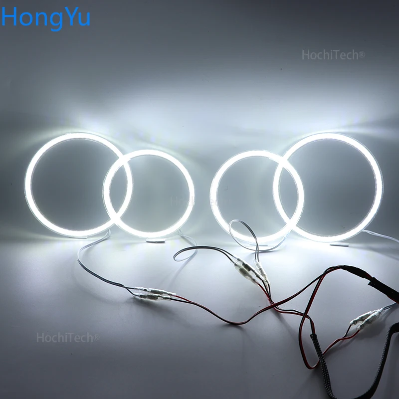 For Land Rover Freelander 2 2007 - 2012 Xenon Headlight Excellent Angel Eyes Ultra bright smd led Angel Eyes kit  rings