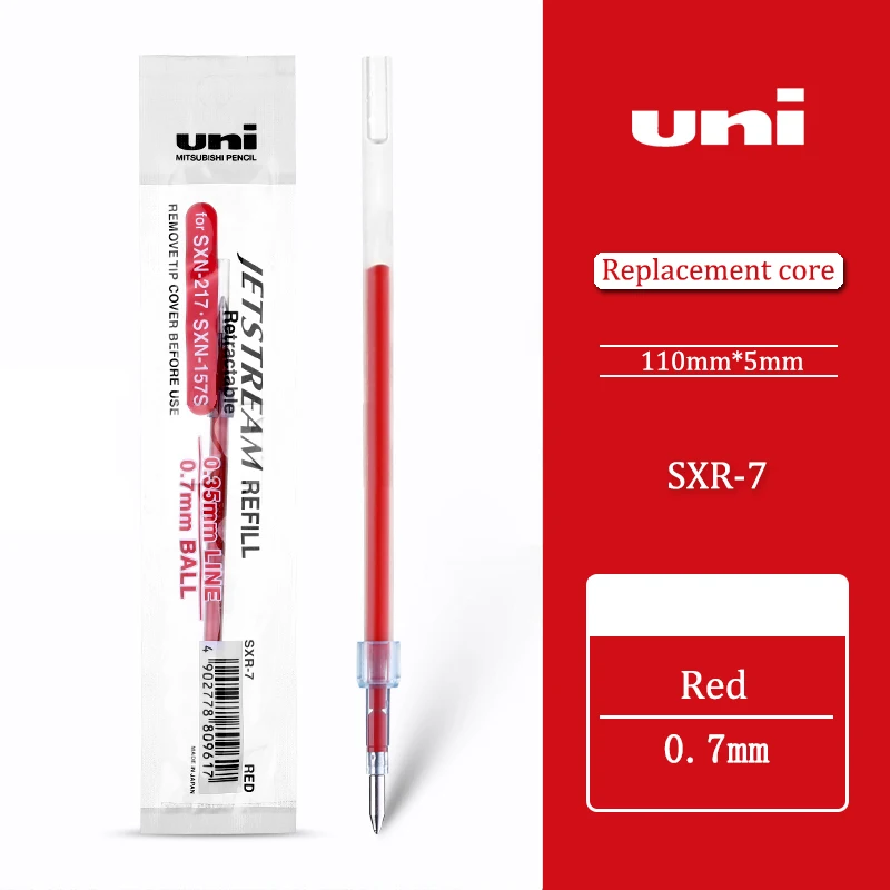 6 stücke UNI Refill Jetstream Serie SXR Kugelschreiber Refill Können Ersetzen SXN-1000 Farbe Lernen Büro Öl Refill