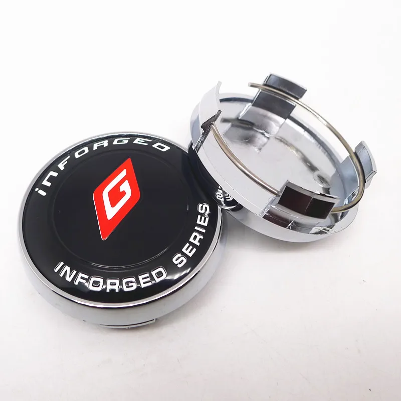 4pcs 65mm 60mm INFORGED Hub Rim Center Cap For TE37 Rays Wheel Cover 56mm Inforged Badge Emblem Sticker Styling