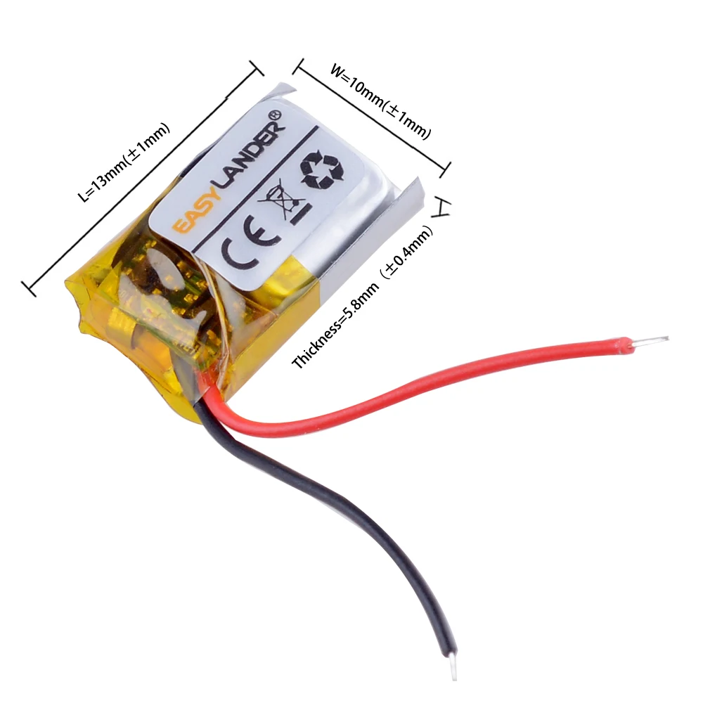 Akumulator litowo-jonowy 3.7V 50mAh 581013 zastępuje BW-FYE5 Blitzwolf