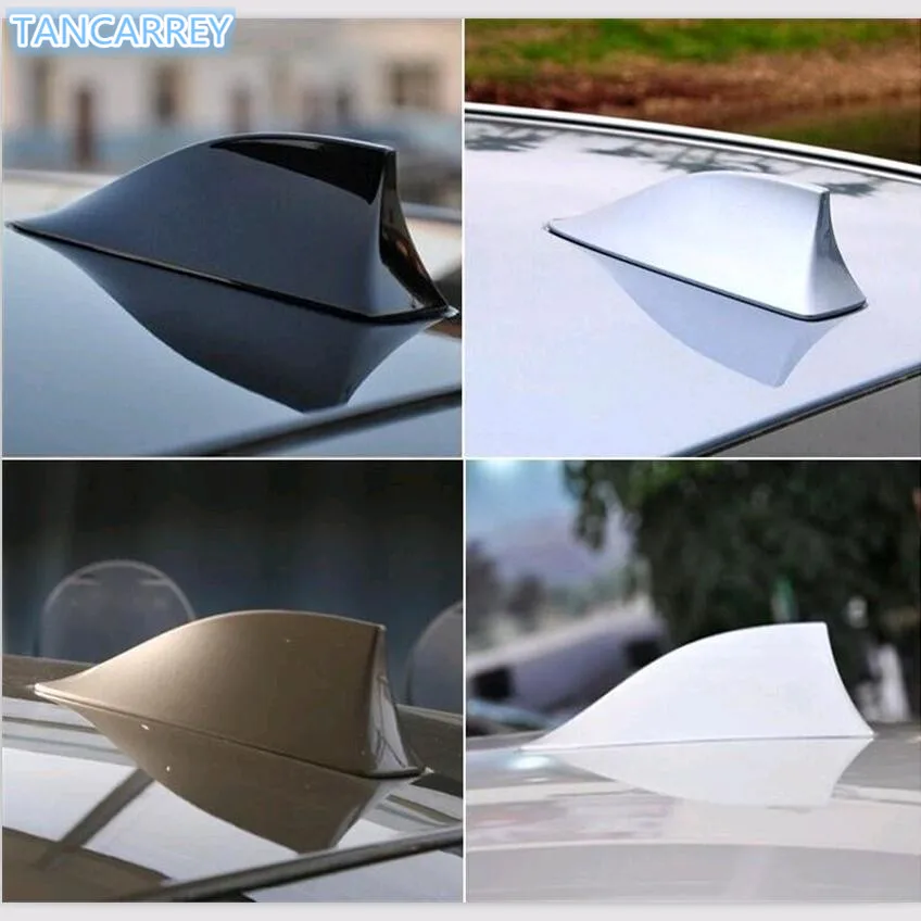 

car Shark fin Radio antenna Sticker accessories FOR Toyota Corolla Avensis Yaris Rav4 Auris Hilux Prius Prado Camry 40 Celica