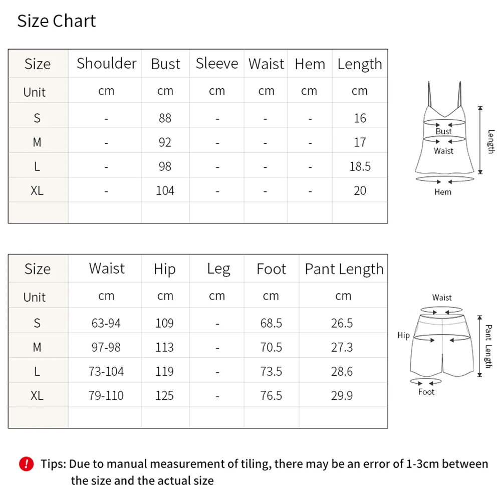 Pajama Set Women Sexy Silky Sleepwear Female Two Piece Sets Summer Sleeveless Sling Tops Shorts Loose Women Princess Nightgowns