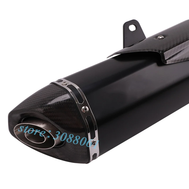 Slip On For Honda Forza NSS 750 Forza750 NSS750 Motorcycle Exhaust Escape Modified Mid Link Pipe Carbon Fiber Muffler DB Killer