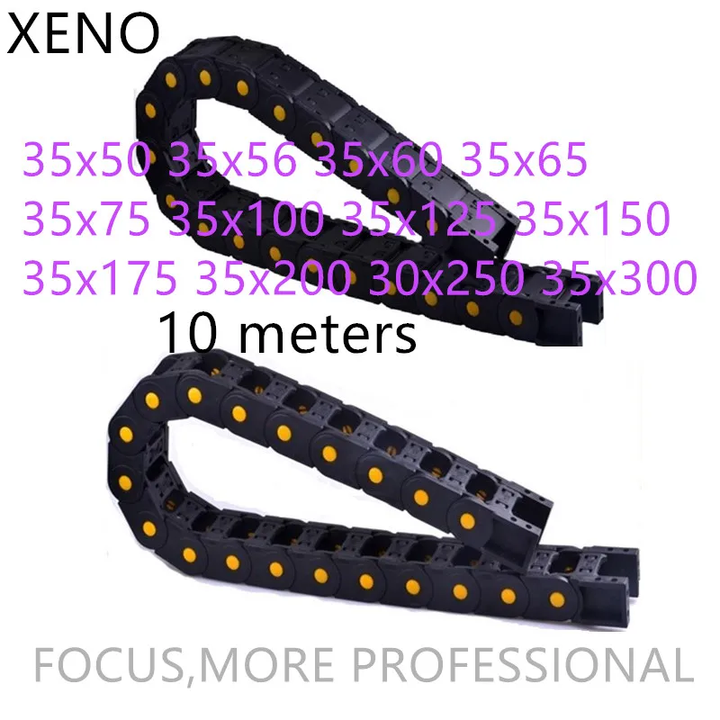 

35 Series 10 Meter Wholesale Plastice Nylon PA66 Drag Chain Cable Carrier Cable Tray