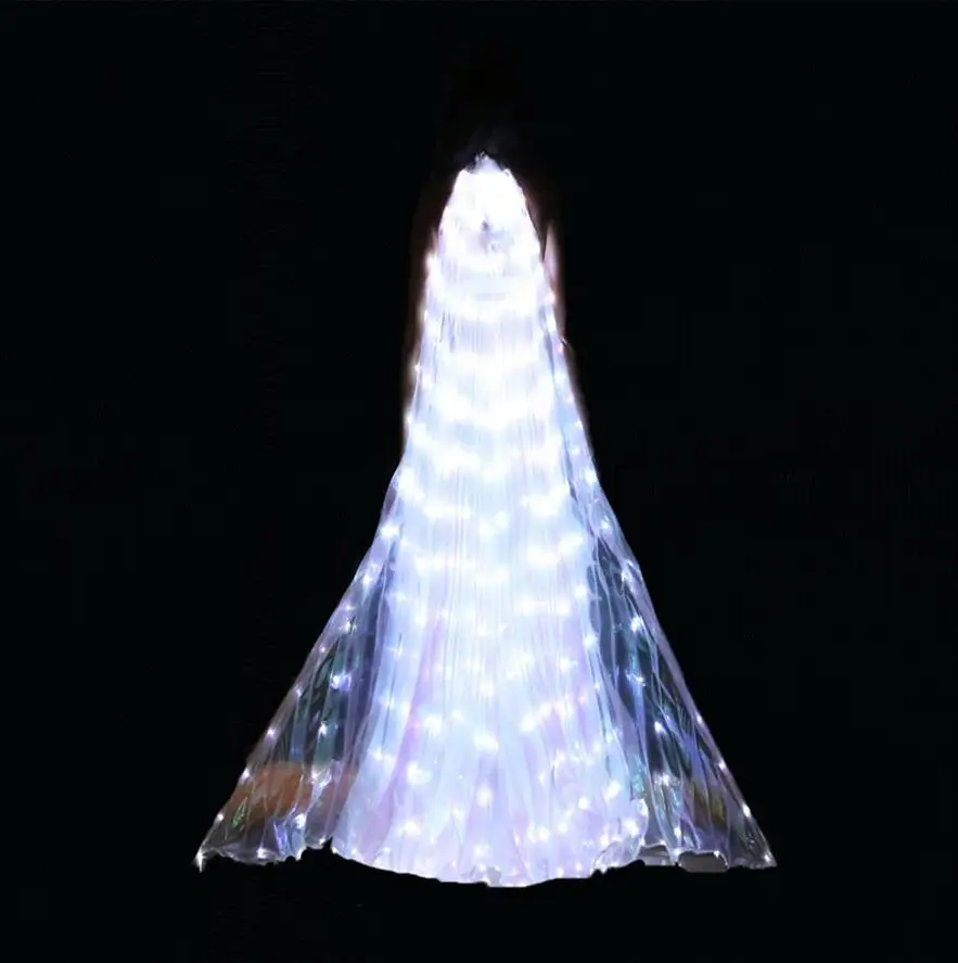 New LED Dance Wing Isis Glowing Butterfly Luminous Wing Belly Dance Costumes Party Fluorescent Shows Isis