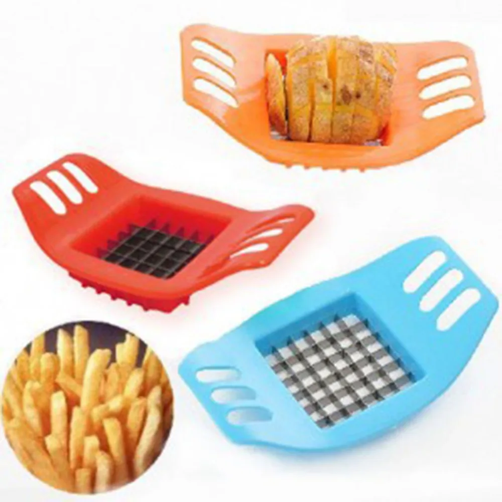 Potato Cutting Device Cut Fries Kit French Fry Yarn Cutter Set Potato Carrot Vegetable Slicer Chopper Chips Making Tool