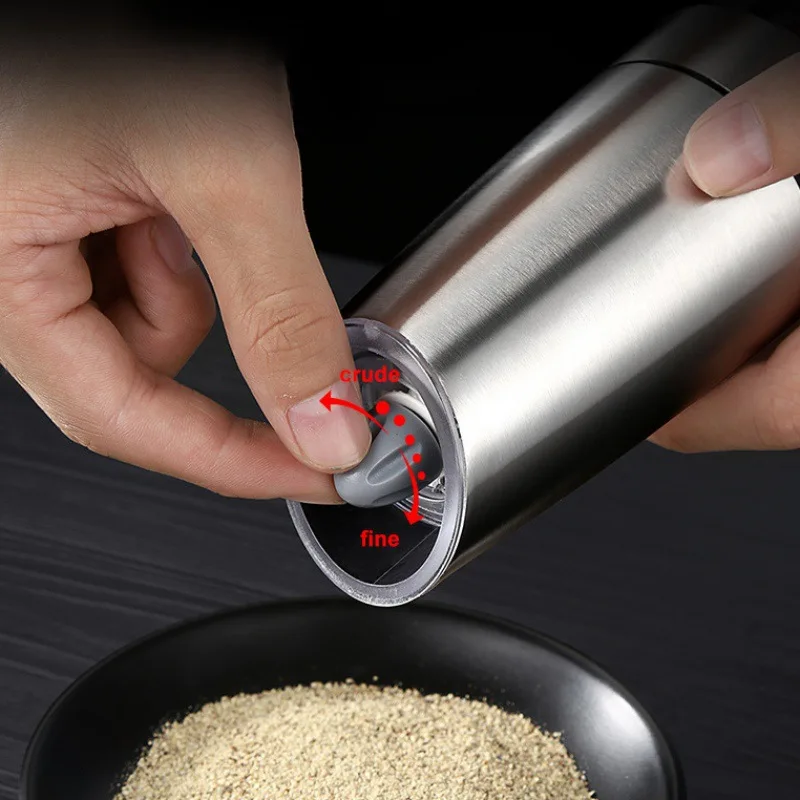 Penggiling Listrik Rumah Tangga Penggiling Lada Induksi Gravitasi Inti Keramik Baja Tahan Karat