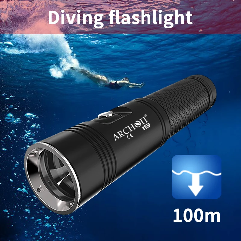 Imagem -06 - Plus tipo c Recarga Scuba Diving Lanterna Scuba Dive Luzes Tocha Subaquática Luz de Preenchimento Strobe Tocha V10