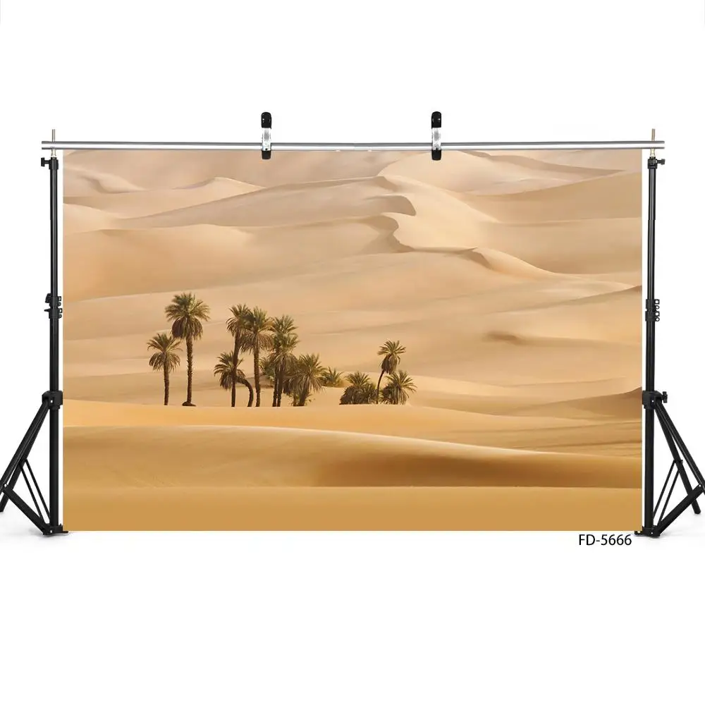 Trees Desert Photo Backdrop Vinyl Cloth Fond Scenic Photography Background Studio for Children Baby Portrait Photophone Props