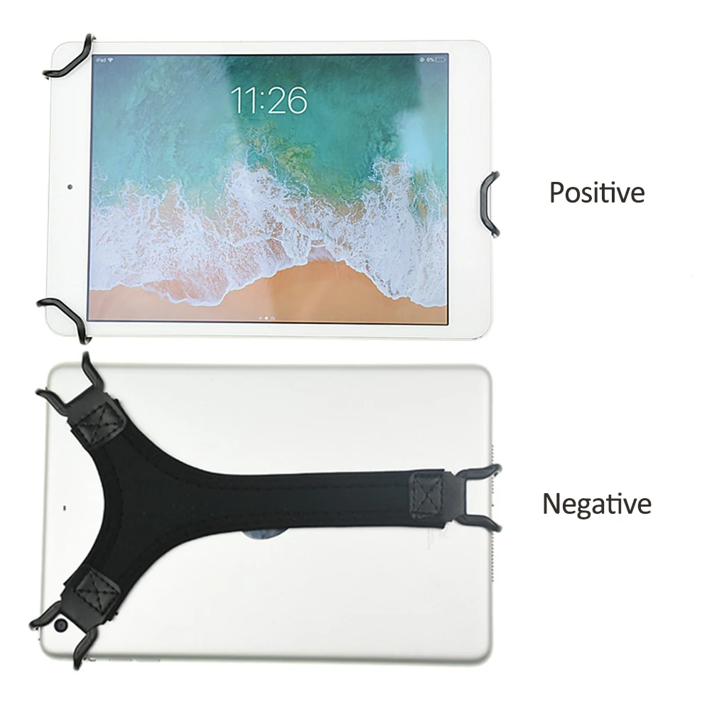 Finger Holder Strap Elastic Neoprene Hand Strap Light Weight Triangle One-Handed Operation Belt for Tablet iPad Kindle E-Readers