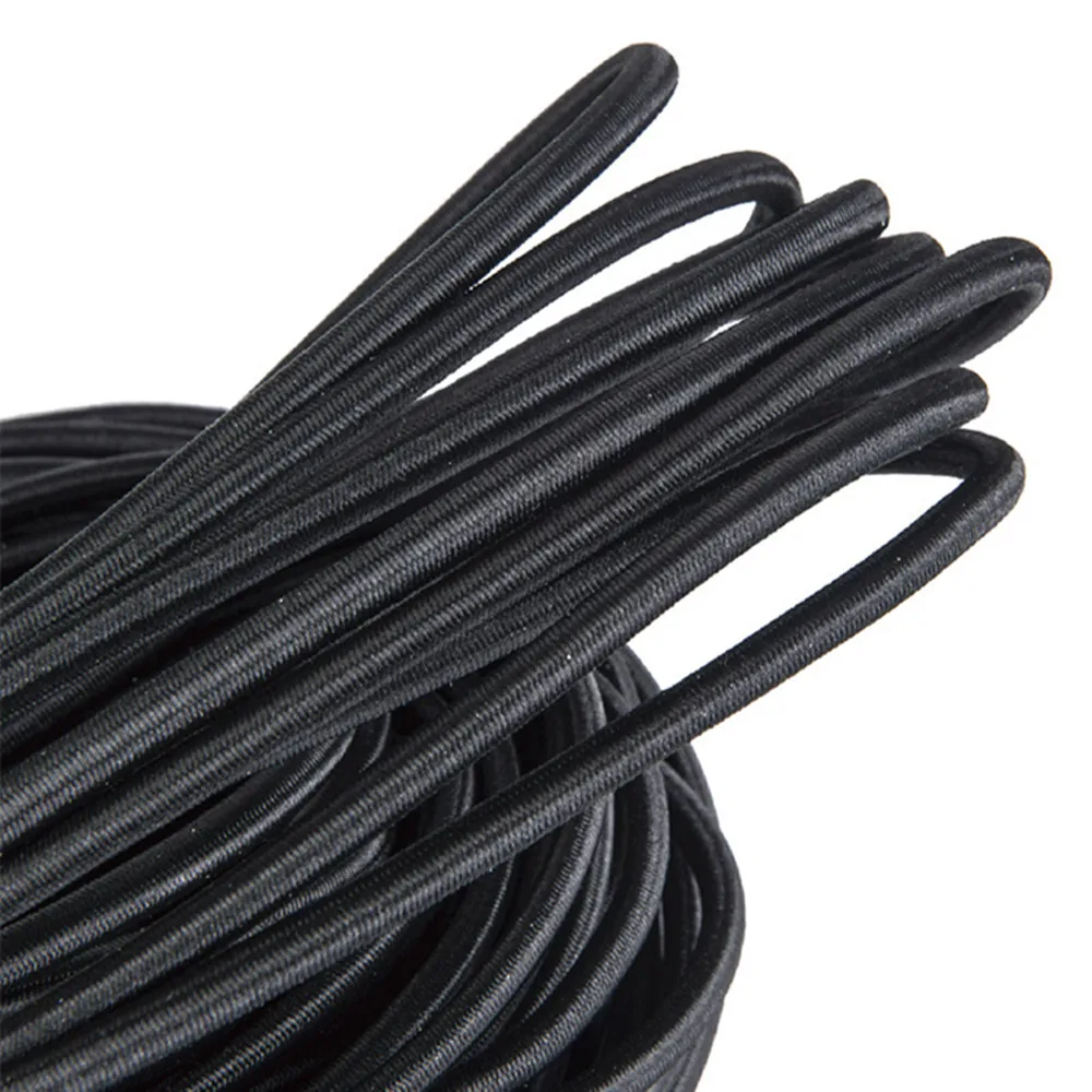 5/10Meters High-Quality Round Elastic Band Cord Elastic Rubber white black Stretch rubber For Sewing Garment DIY Accessories