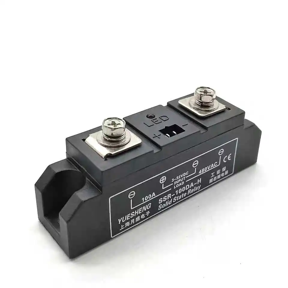 مرحلة واحدة الصناعية الصف الحالة الصلبة تتابع تيار مستمر التحكم التيار المتناوب SSR-120DA-H الاتصال التتابع 150A