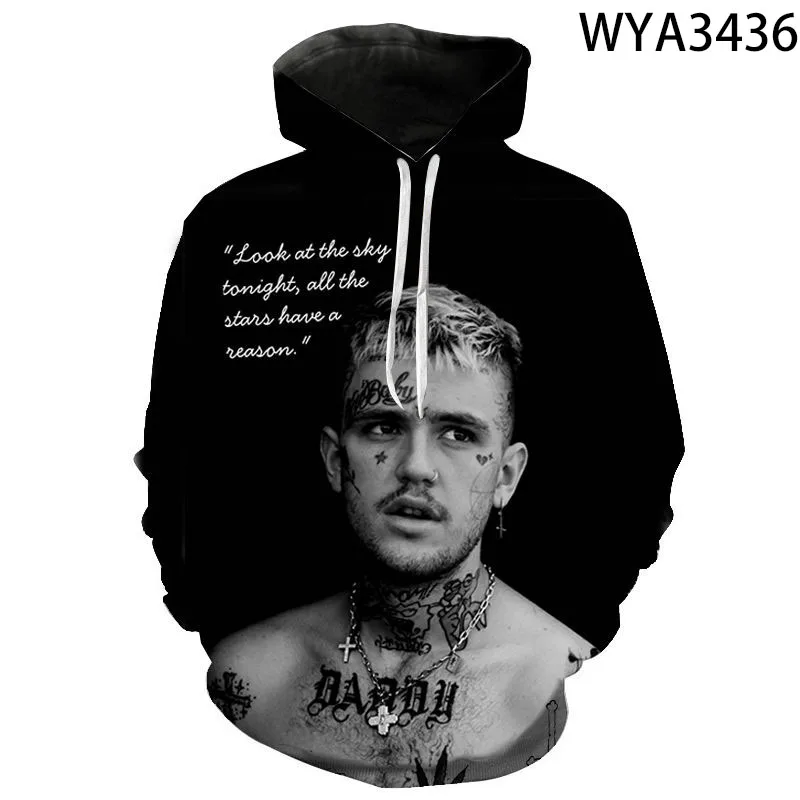 2021 Lil Peep Hoodies Men Women Children Harajuku Clothes Fashion Casual Hip Hop Sweatshirts Cool 3D Print Streetwear Pullover