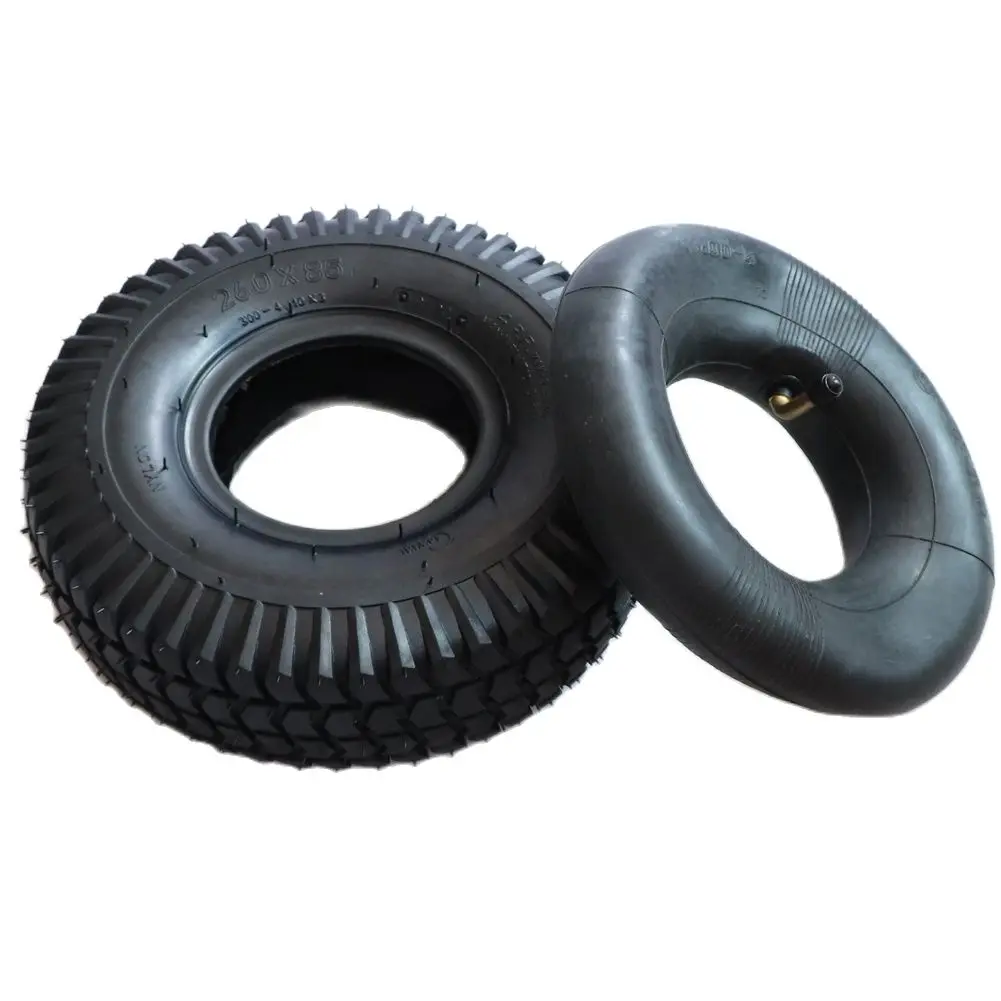 260x85 Tire for Scooter tyre, ATV and Go Kart Tire and Tube Motor Tire,Inner Tube 3.00-4(10