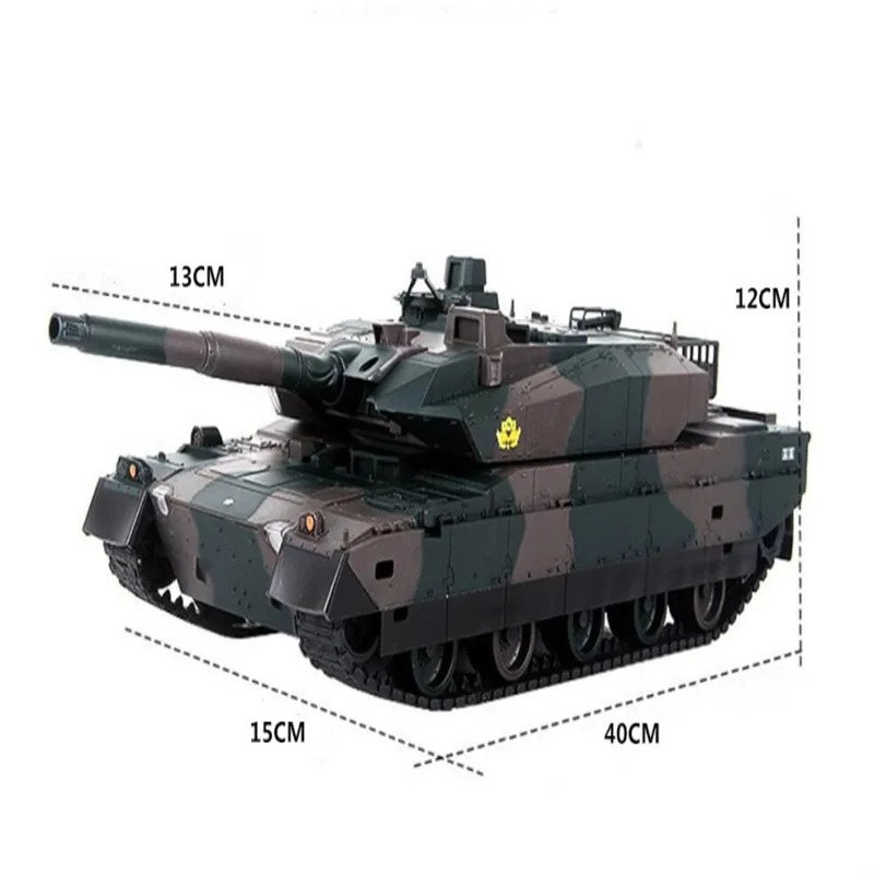 2019 neue große Schlacht hohe Simulation Fernbedienung RC Kampfpanzer XQTK24-2 40 cm 330 Grad Rotation Militärpanzer RC Panzer Spielzeug