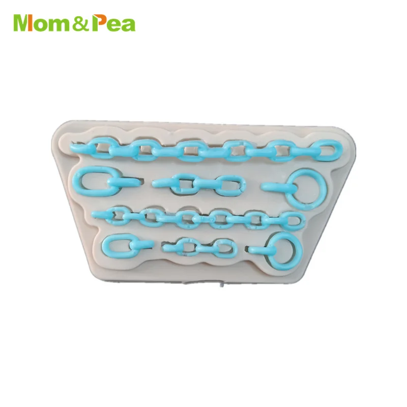 

Силиконовая форма в форме цепи MPA2481, каштановая паста, шоколадная декоративная помадная форма, инструменты для украшения торта