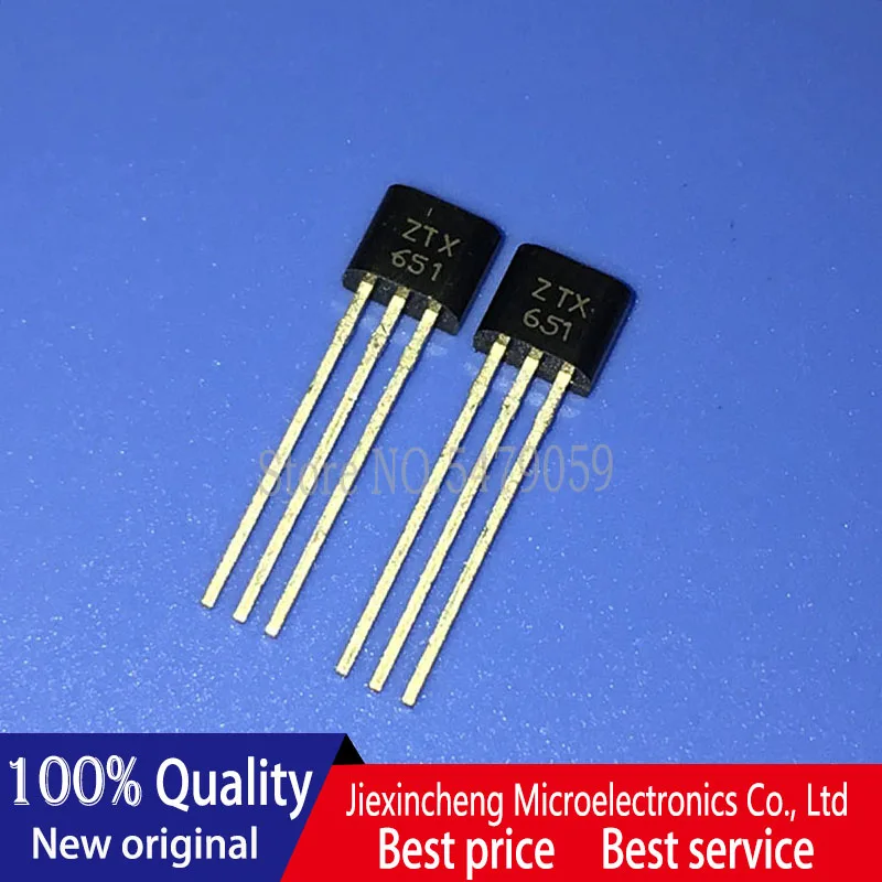 10 Miếng ZTX651 651 ZTX453 453 TO-92S Xuyên Mới Ban Đầu