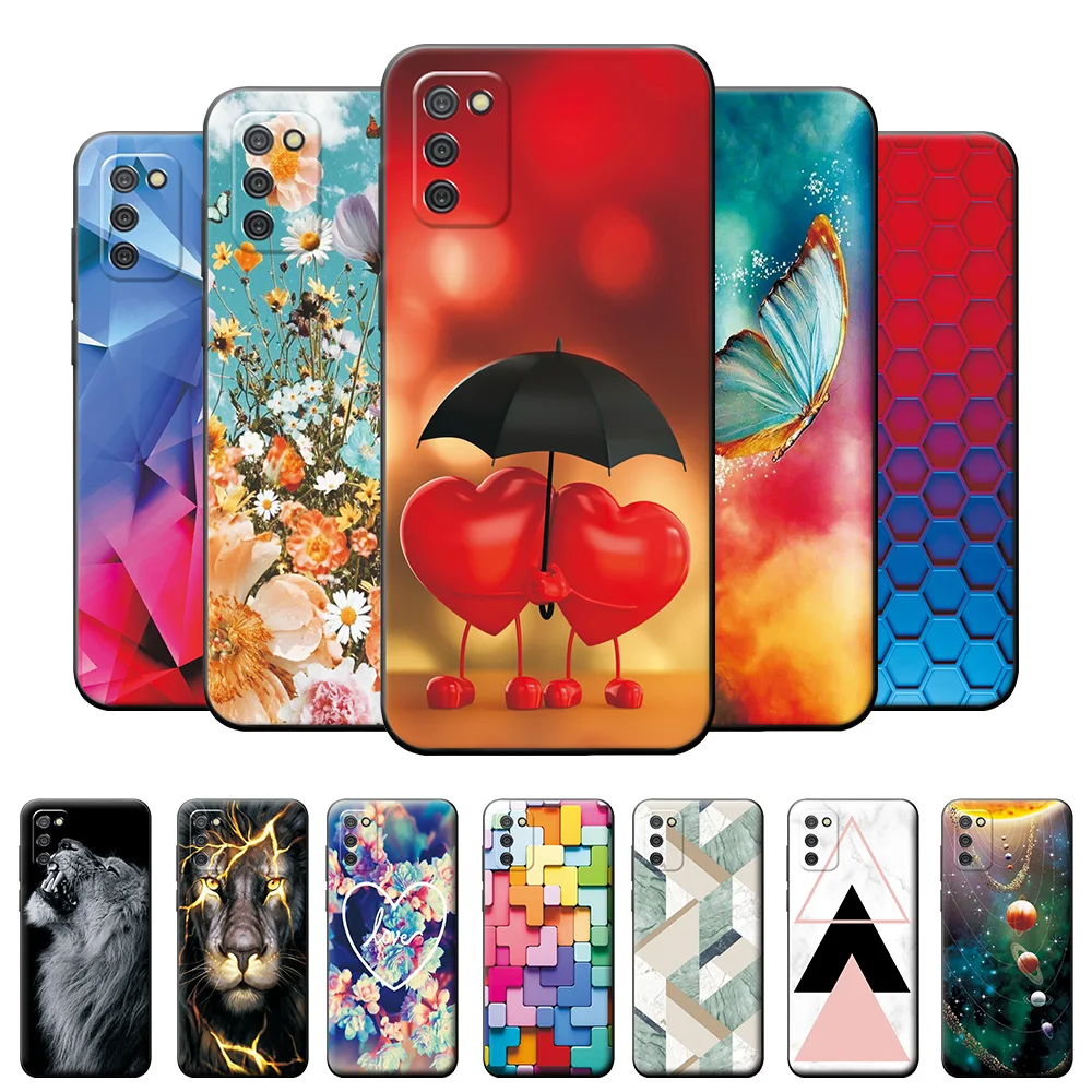 Case For Samsung Galaxy A02S Case Cover For Samsung A02S A02 S A 02S Shockproof Silicone Case For Samsung A02S Love Cute Bumper