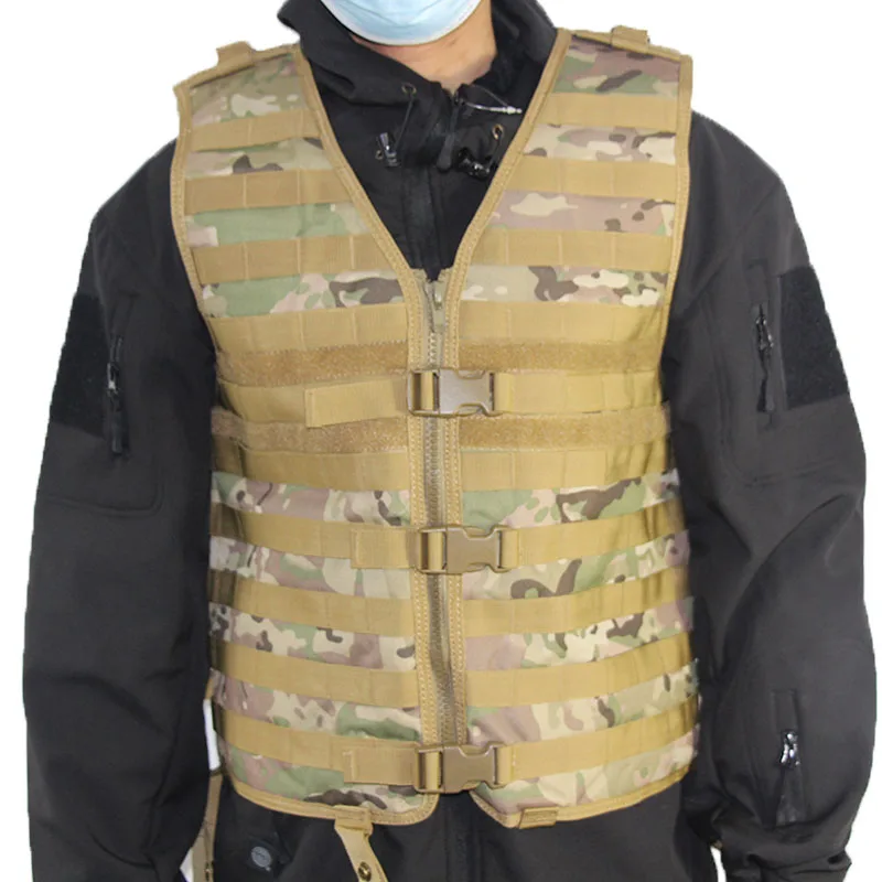 Tactical Vest Molle Assault Plate Carrier Airsoft Vest Adjustable Lightweight Mesh Vest Paintball CS Hunting Gear