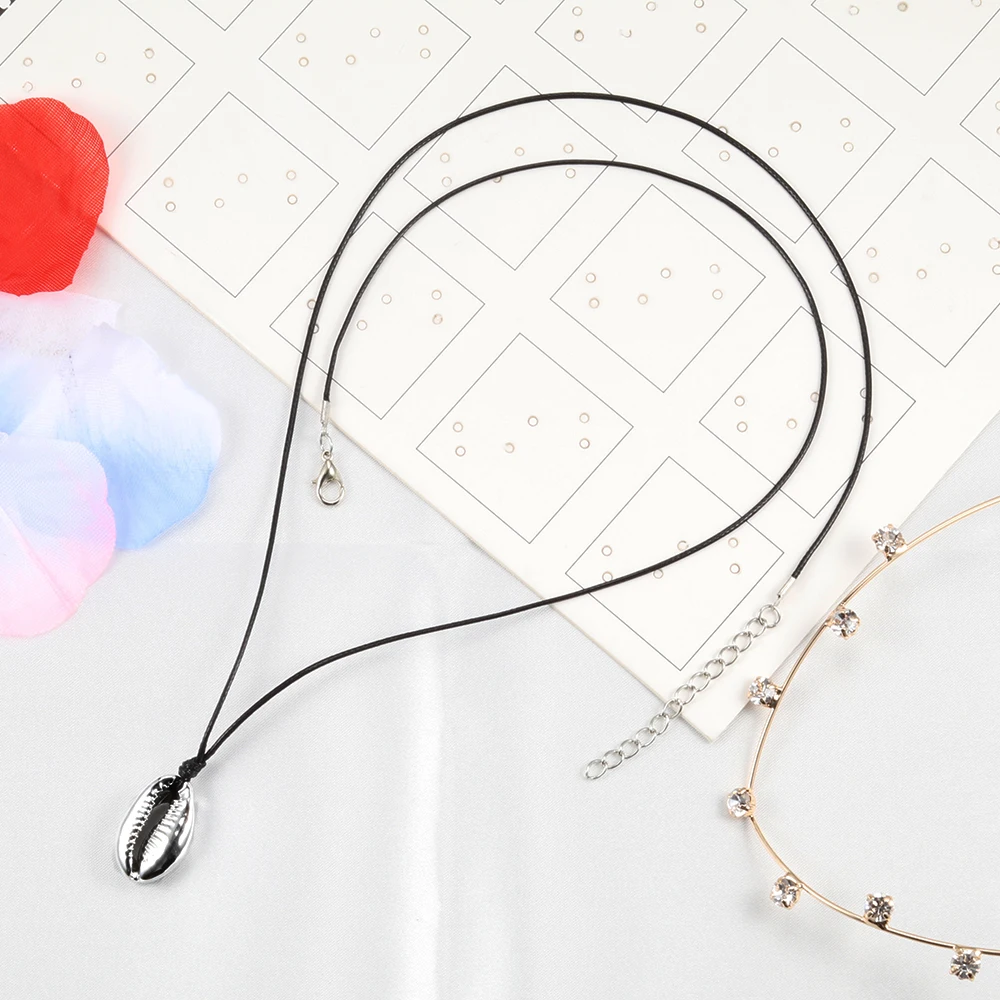 Charm shell necklace Jewelry Lady Handmade Shell Clavicle Necklace Seashell Choker Bohemian Vaction Style Femme Elegant Necklace
