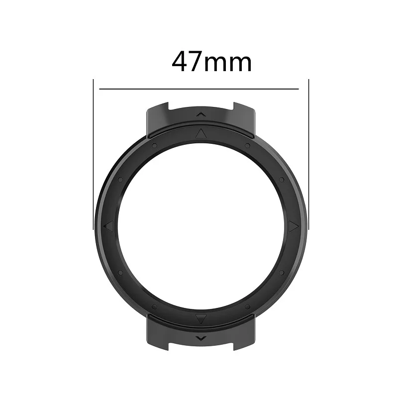 보호 PC 케이스 Xiaomi Huami amazfit verge 커버 보호대 쉘 프레임 베젤 verge lite A1801 스마트 워치 액세서리