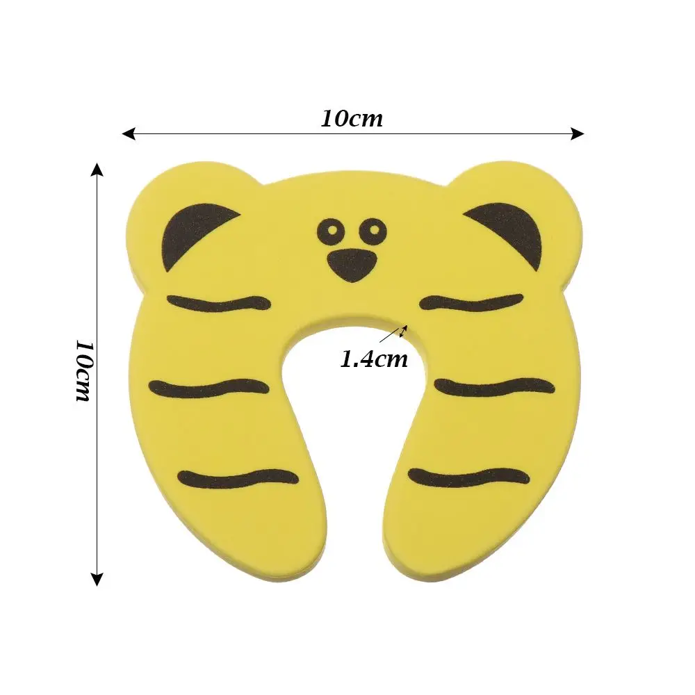 5-częściowy ogranicznik drzwi z miękkiej pianki dla dzieci Bezpieczeństwo dla dzieci Kreskówka Osłona zwierząt Ochraniacz na palce Domowa kuchnia Sypialnia Klips do drzwi bezpieczeństwa