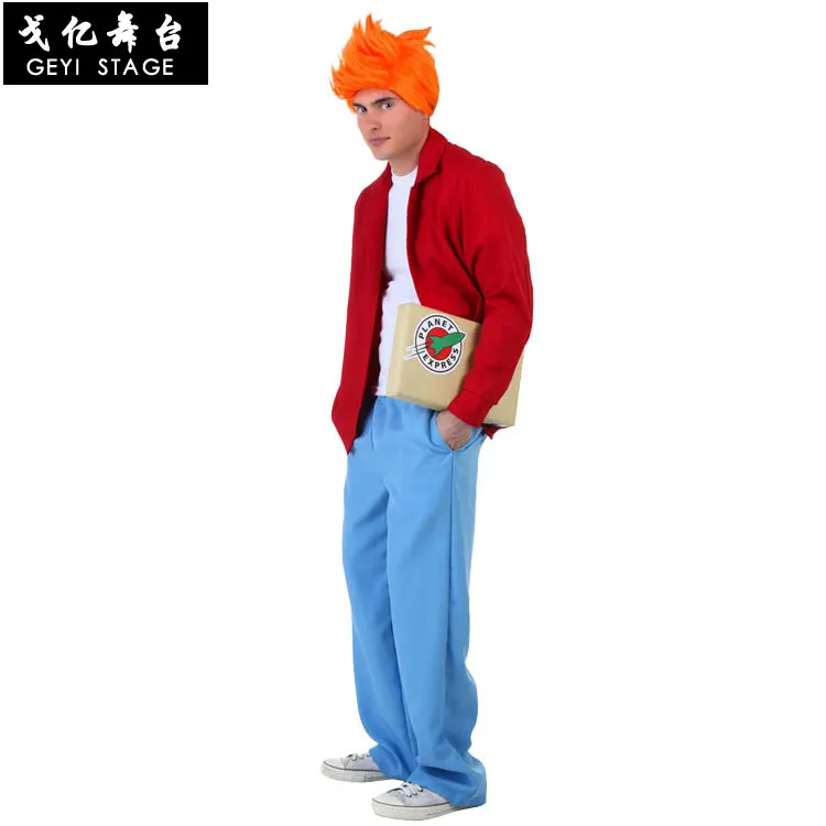 Cos future deliveryman bad boy Halloween Easter stage show costume adult deliveryman courier