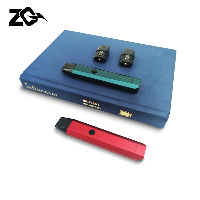 ZQ Xtal Kit  with built-in battery 520mah 1.8ml empty Vape Pods Ni-chrome 1.2ohm Coi  Xtal Pods Manufactured 2020 Newest