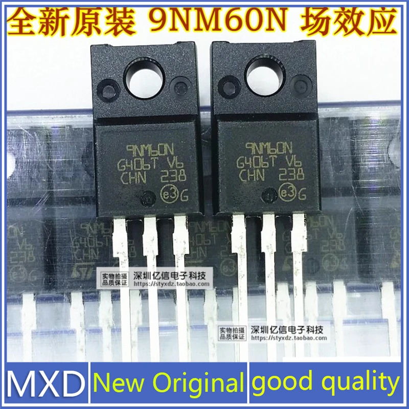 

5Pcs/Lot New Original Imported 9NM60N STF9NM60N Field Effect Mostube TO220F 9A600V Good Quality