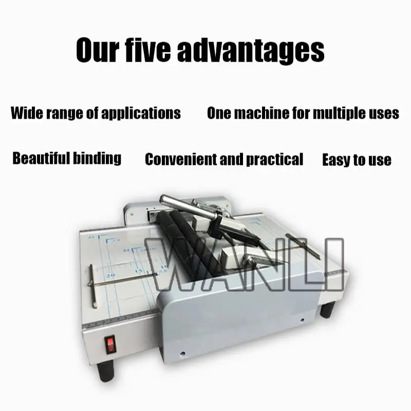 220V A3 Electric Binding Machine Folding Machine Electric Paper Creasing Machine Folding Machine Tools