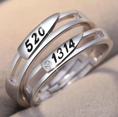 23 kinds lover rings Endless Love Engagement Wedding Couple Rings Aneis Mens Jewelry Commitment Rings silver color jewelry