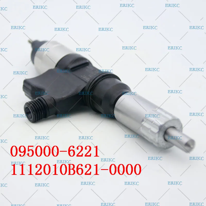 

ERIKC 6221 6222 Auto Part Common Rail Injector 095000-622# 0950006221 1112010B621-0000 for Denso DONGFENF XICHAI 6DL 4DL