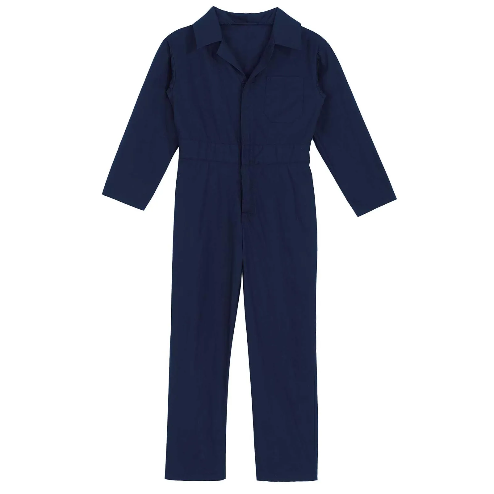 Macacão de voo infantil, macacão mecânico, uniformes para meninas e meninos, carnaval e Halloween, macacão para mecânico