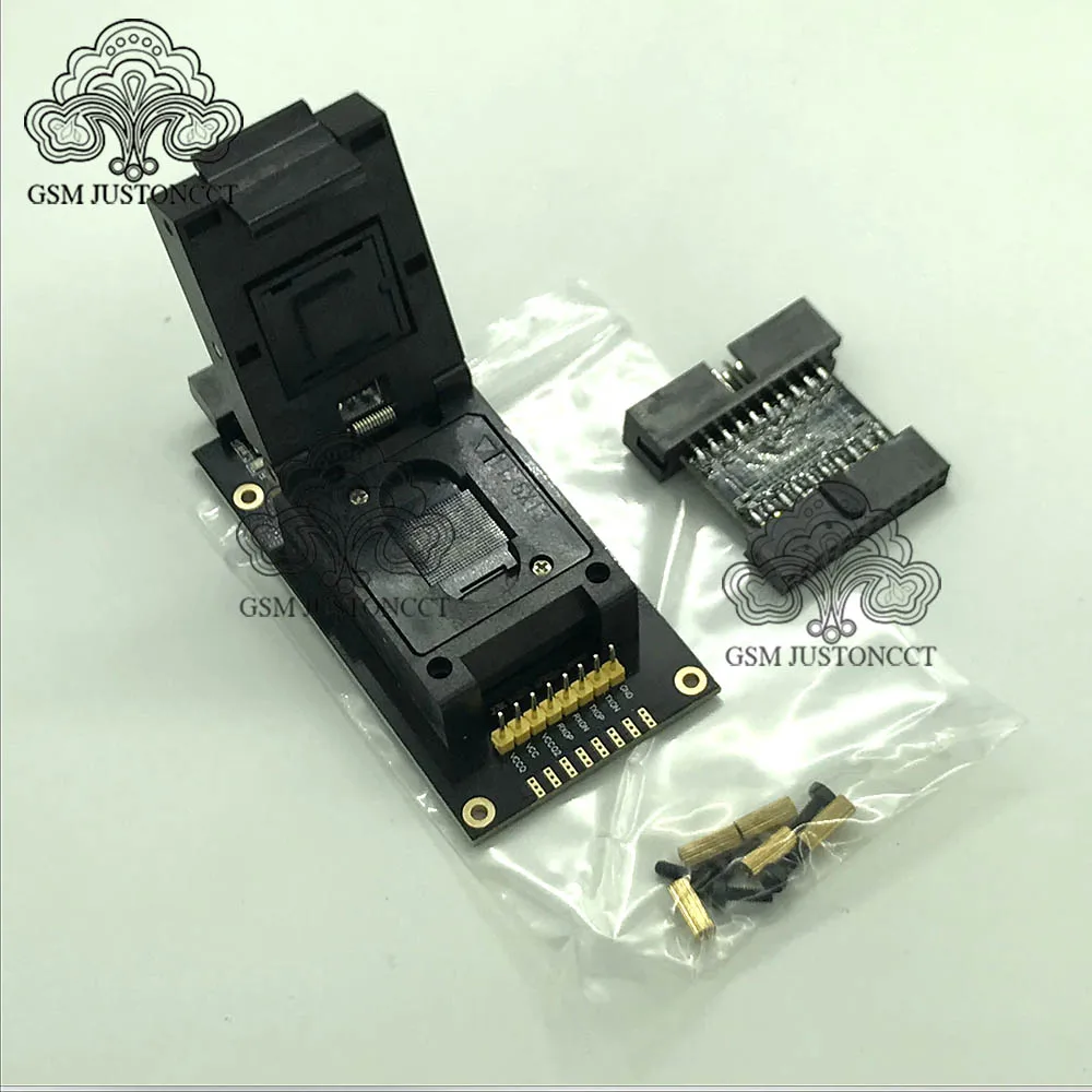 2024 Newest ORIGINAL Easy-Jtag Plus UFS BGA-254 Socket / EMMC 254 ( EMMC +UFS 2 IN 1) Adapter for EASY JTAG PLUS BOX work