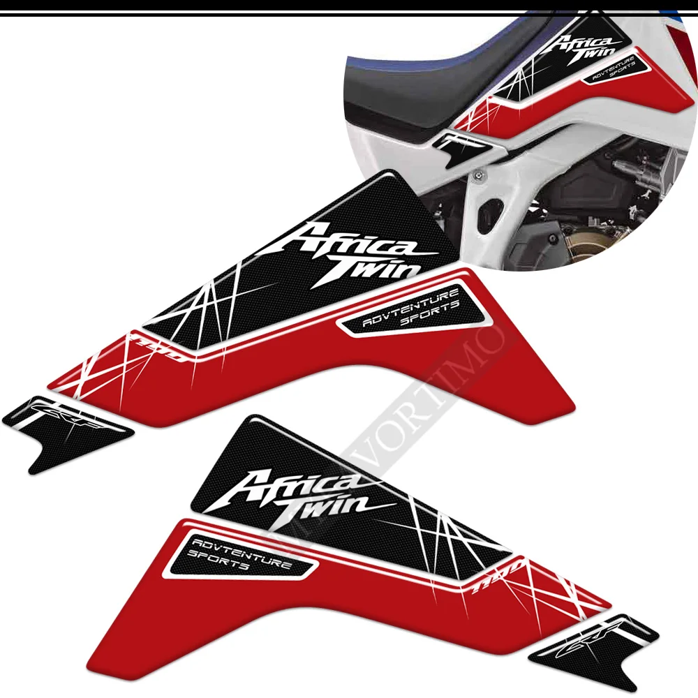 Motocycle Tank Pad Africa Twin Protectior Adventure ADV Visor Set 3D Stickers Decal Kit For Honda CRF1100 CRF 1100 L