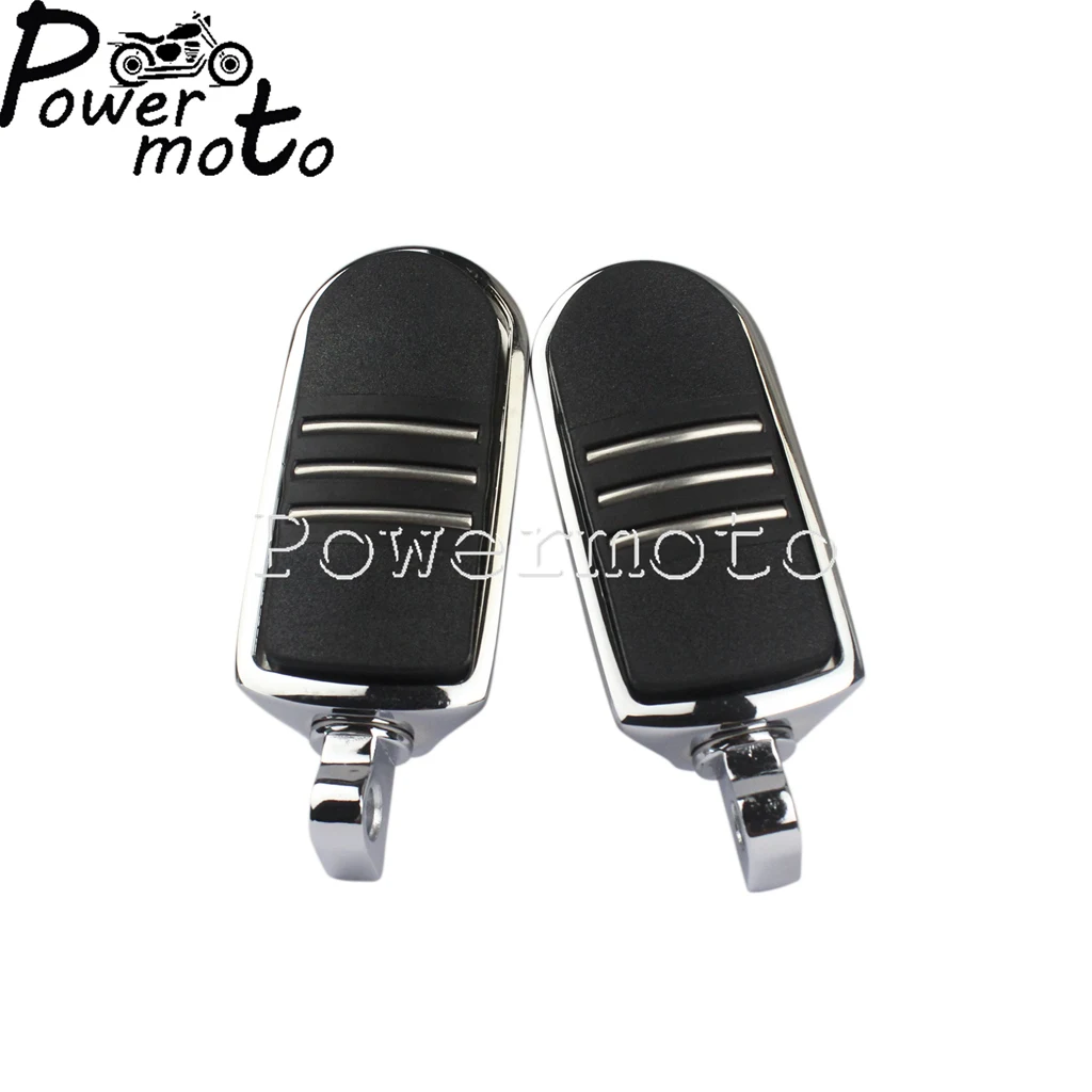 For Harley Dyna Night Train V-Rod Touring Softail Sportster Iron 883 Motorbike Chrome StreamLiner Styled Footpeg Male Foot Mount