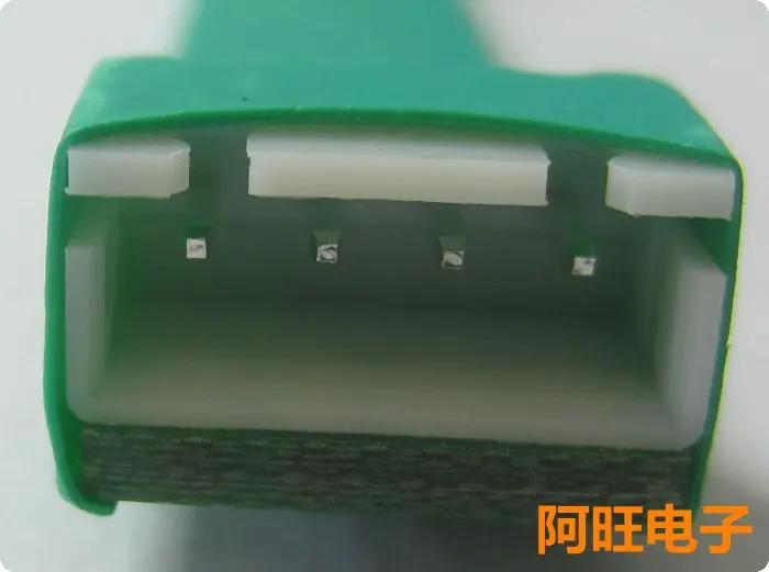 JTAG حرق تحميل كشتبان 2.54 مللي متر-4 P كتابة برنامج اختبار دبوس الربيع دبوس 4 دبوس