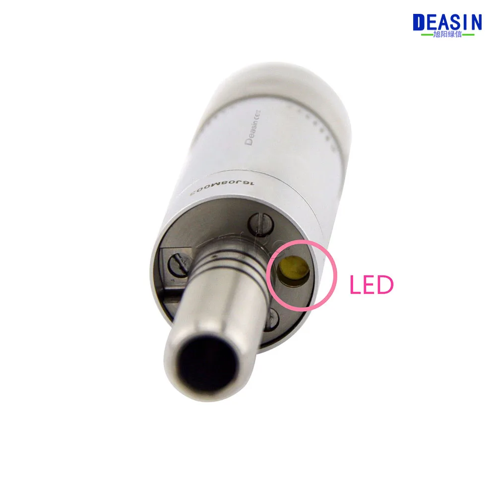 2019 Dental Low Speed Fiber Optic Contra Angle Air Motor Straight Nose Cone LED handpiece