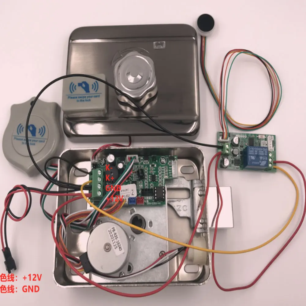 Vingerafdruklezer Toegangscontrole Board Dc 12V 24V Elektrische Schakelaar Erkenning Module Elektronische Slot Controller